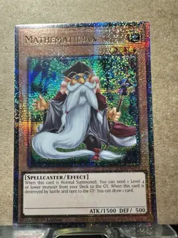 Yu-Gi-Oh! TCG Mathematician RA04-EN223 Quarter Century Secret Rare ? - Image 1