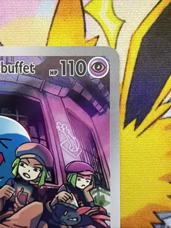 Team Rockets Wobbuffet 203 Pokemon Center Stamped Black Star Promo Card SVP203 - Image 4