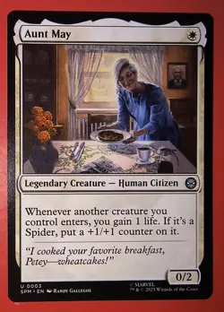 MTG: SPIDER-MAN: AUNT MAY, 0003, REGULAR, UNCOMMON, NM - Image 1