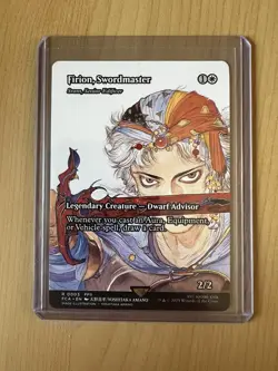 Firion, Swordmaster - Sram, Senior Edificer (borderless) MTG Final Fantasy NM+ - Image 1