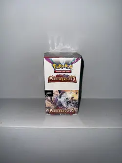 Pokemon TCG Scarlet & Violet Paldea Evolved Half Booster Box, 18 Packs, Sealed. - Image 1