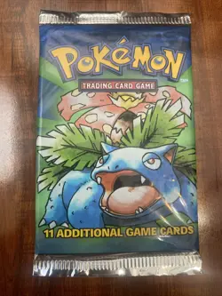 Pokemon WOTC Base Set Booster Pack Venusaur Art Brand New/Sealed! BOX FRESH! 💎 - Image 1