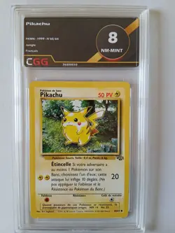 Carte pokemon Francais Pikachu (JU 60) Jungle CGG 8 26500010 - Image 1