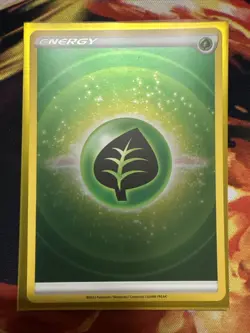 Pokemon - Grass Energy - Crown Zenith - Green - Unnumbered Holo - Image 1