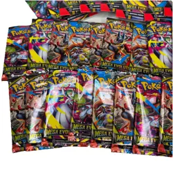 24x EMPTY Pokemon TCG Mega Evolutions Sleeved Booster Packs Random Artwork Bulk - Image 2