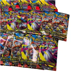 24x EMPTY Pokemon TCG Mega Evolutions Sleeved Booster Packs Random Artwork Bulk - Image 3