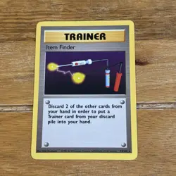 Pokemon TCG Item Finder Base Set 74/102 Regular Rare LP. - Image 1