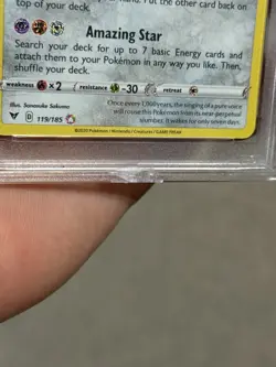 Pokemon Jirachi 119/185 Amazing Rare Vivid Voltage PSA 10 - Image 5