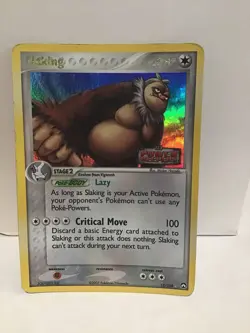 Slaking Pokemon EX Power Keepers Stamped Holo 13/108 Rare - Image 1