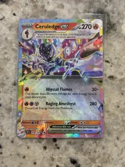 Ceruledge ex Double Rare Holo 036/191 Pokemon SV08: Surging Sparks - Image 1