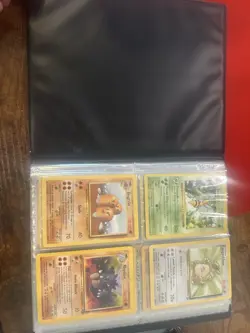 Pokemon Vintage 1999 Base Set Original Folder Binder 4 Pocket WOTC GD/EX Con - Image 5