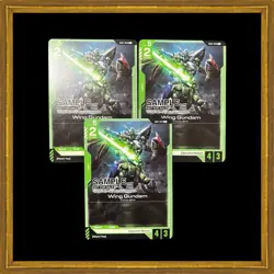 Gundam Card Game Wing Gundam GD01-040 C Playset Of 3 Beta - Image 1