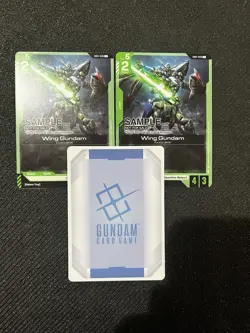 Gundam Card Game Wing Gundam GD01-040 C Playset Of 3 Beta - Image 3