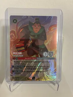 Disney Lorcana Challenge Bologna Mulan Foil Promo Card 7/C2 EN 8 Foil - Image 1