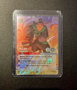 Disney Lorcana Challenge Bologna Mulan Foil Promo Card 7/C2 EN 8 Foil - Image 4