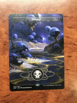 Swamp 237 Extended Borderless MTG Magic the Gathering Card NM Mint Unfinity UNF - Image 1