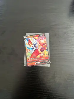 Pokemon Card Cinderace v Ultra Rare SWSH Fusion Strike 044/264 - Image 1