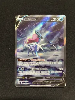 Pokemon Suicune v Crown Zenith Galarian Gallery Holo Ultra Rare Card GG38/GG70 - Image 1