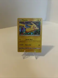 Pikachu 5/12 - HOLO - 2016 McDonalds Kids Meals - Pokemon Card TCG - LP - Image 1