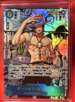 One Piece Card OP13-119 Portgas D Ace SEC Carrying on His Will Bandai manga - Image 1