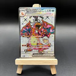 Pokemon TCG Obsidian Flames Charizard EX 215/197 Secret Illustrative Rare Card - Image 1