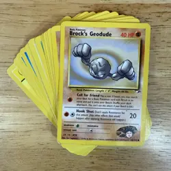 Vintage Pokemon TCG Gym Heroes Lot 17 Cards WOTC 1999-2000 Brock Erika Misty - Image 1
