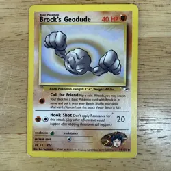 Vintage Pokemon TCG Gym Heroes Lot 17 Cards WOTC 1999-2000 Brock Erika Misty - Image 5