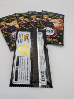 Demon Slayer Kimetsu No Yaiba Pack Trading Card Booster Packs X5 Japanese - Image 5