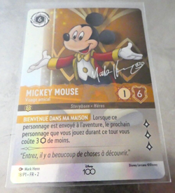 Lorcana chapitre 2 Floodborn Disney Card Promo Carte Enchantee Mickey 18/P1 FR - Image 1