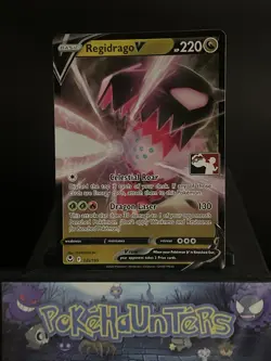 Pokemon Card Regidrago V 135/195 Prize Pack Series 3 Play! Near Mint - Image 1