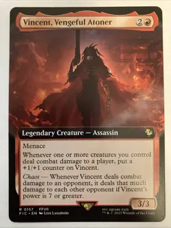 Vincent, Vengeful Atoner - 157 - Magic: Final Fantasy MTG Extended Art Regular - Image 1