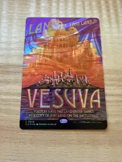 Secret Lair HALO Foil VESUVA MTG Magic The Gathering An Encyclopedia of Magic - Image 1