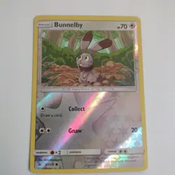 Bunnelby 97/131 SM: Forbidden Light Reverse Holo Mint/NM Pokemon - Image 1