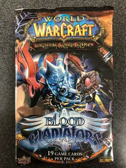 ??World Of Warcraft Blood Of Gladiators 5 Booster Pack LOT For Card Game WOW?? - Image 2