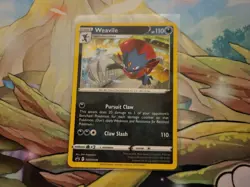 Pokemon TCG Weavile Sword & Shield SWSH246 Holo Black Star Promo Cosmos - Image 1