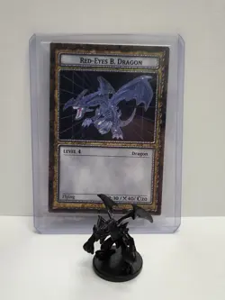 Yu-Gi-Oh Dungeon Dice Monsters - Figure & Card - Red-Eyes B. Dragon - Image 1
