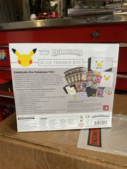 Pokemon Celebrations Elite Trainer Box ETB 25th Anniversary New Factory Sealed 820650809439 - Image 5