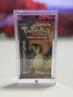 Pokemon TCG Booster Pack Magnetic Acrylic Case High Quality Protection Display - Image 1