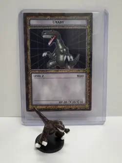 Yu-Gi-Oh Dungeon Dice Monsters - Figure & Card - Uraby - Image 1