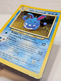 Light Azumarill 13/105 Holo Rare Unlimited Neo Destiny SWIRL Pokemon 7881 - Image 2