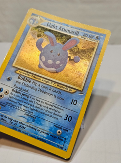 Light Azumarill 13/105 Holo Rare Unlimited Neo Destiny SWIRL Pokemon 7881 - Image 3