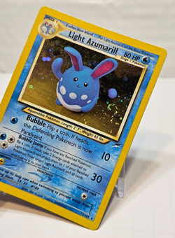 Light Azumarill 13/105 Holo Rare Unlimited Neo Destiny SWIRL Pokemon 7881 - Image 4