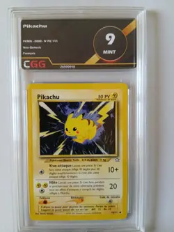 Carte pokemon Francais Pikachu (NG 70) Neo Genesis CGG 9 26500018 - Image 1