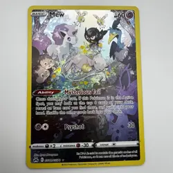 Pokemon TCG Mew Gg10/Gg70 Crown Zenith Galarian Gallery Holo Near Mint Condition - Image 1