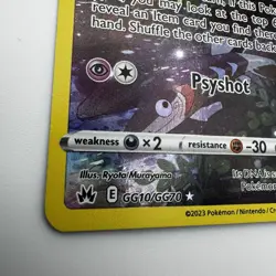Pokemon TCG Mew Gg10/Gg70 Crown Zenith Galarian Gallery Holo Near Mint Condition - Image 2