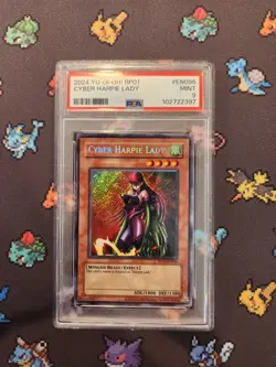 2024 YU-GI-OH! RP01-RETRO PACK #EN096 CYBER HARPIE LADY PSA 9 - Image 1