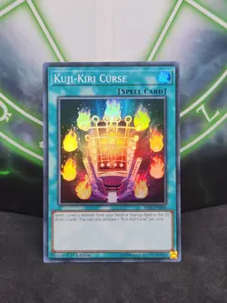 Yugioh Kuji-Kiri Curse IGAS-EN066 Super Rare 1st Edition NM - Image 1