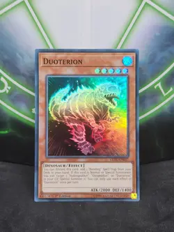 Yugioh Duoterion LEDU-EN037 Super Rare 1st Edition NM - Image 1