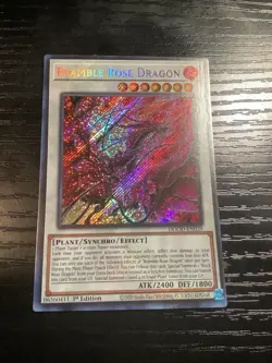 Yugioh Bramble Rose Dragon DOOD-EN039 Secret Rare 1st Ed Near Mint - Image 1