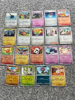 Pokemon TCG Journey Together Reverse Holo Card Bundle 19 x Cards Lot - Image 1